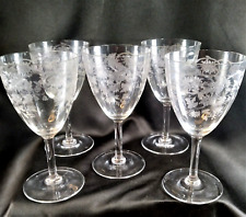 5 antique wine glasses for sale  Apache Junction
