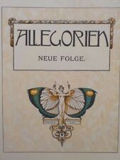Jugendstil titelblatt allegori gebraucht kaufen  Deutschland