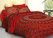 Capa de edredom Indian Mandala 100% algodão dupla capa de cama Doona, usado comprar usado  Enviando para Brazil