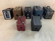 Lote de 7 câmeras antigas caixa pequena Kodak, Balda, Gavião Arqueiro, Ansco, Brownie comprar usado  Enviando para Brazil
