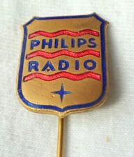 Insignia antigua de pin de radio Philips segunda mano  Embacar hacia Argentina
