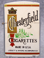 Usado, Isqueiro publicitário vintage-RARO SEM DISPARO-Chesterfield cigarros à prova de vento C@@L comprar usado  Enviando para Brazil