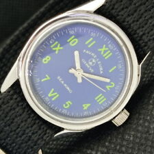 OLD FAVRE LEUBA SEA KING 111 WINDING SWISS MENS BLUE DIAL WATCH 611-a318916-2 for sale  Shipping to South Africa