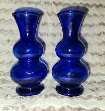 2 vintage cobalt blue vases for sale  Dade City