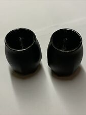 2 Black Glass Whisky Tumblers Twin Wall Spirit Glasses - Set of  2 Unique Unused for sale  Shipping to South Africa