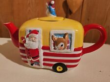 Christmas caravan teapot for sale  HOLT