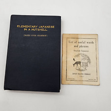 RARO Vintage Colegiado Elementar Japonês em Casca de Noz 1948 Seizi Yamasaki comprar usado  Enviando para Brazil
