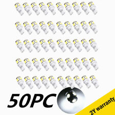 50Pcs Super White T10 Wedge 5-SMD 5050 LED Light bulbs W5W 2825 158 192 168 194 for sale  Hebron