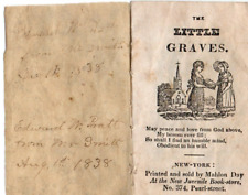 The Little Graves Panfleto/Livro 1838 Capa Macia Bom Estado Mas Muito Frágil comprar usado  Enviando para Brazil