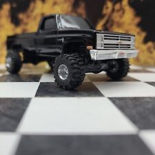 Custom 1/64 Greenlight 1987 CHEVEROLET 4X4 Farm TRUCK SQUARE BODY Chevy mud tire for sale  Shipping to Canada