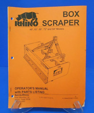 Rhino box scraper for sale  Shelbyville