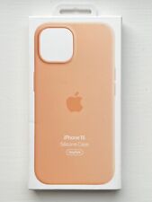 Used, Apple Silicone Case with MagSafe for iPhone 15 - ORANGE SORBET for sale  Shipping to South Africa