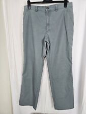 Used, Oakman Vintage Chino Mens Trousers Size 36 Long 100% Cotton Blue Grey for sale  Shipping to South Africa