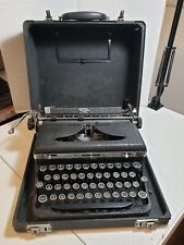 Late Thirties Vintage Royal Deluxe Touch Control Typewriter Black w/ Case Works, used for sale  Shipping to South Africa