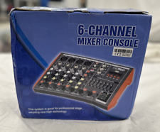 Console de mixagem de som Bluetooth áudio 6 canais DJ desempenho mixer ao vivo comprar usado  Enviando para Brazil