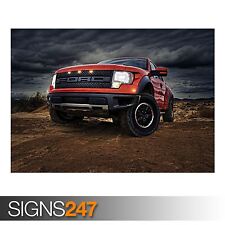 FORD F 150 RAPTOR (AB120) CAR POSTER - Photo Picture Poster Print Art A0 to A4 for sale  WESTCLIFF-ON-SEA