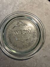 Weck rundrand glas for sale  YORK