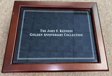 John F. Kennedy 50C Display Case + Elegant Wood + NO COINS INCLUDED + PRE-OWNED! for sale  Shipping to South Africa
