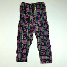 Used, VTG 80s Sasson Aztec Women's Size M Retro Purple Art Tribal Lounger Lounge Pants for sale  Shipping to South Africa