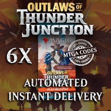 Cartão de código MTG MTGA Arena pré-lançamento 6 pacotes de reforço Outlaws of Thunder Junction, usado comprar usado  Enviando para Brazil