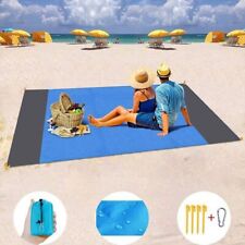 Usado, Cobertor de praia dobrável colchão portátil bolso impermeável 2x2,1 m comprar usado  Enviando para Brazil