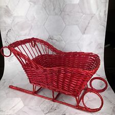 Handwoven red wicker for sale  Staten Island