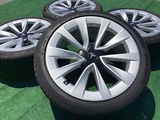 Neumáticos continentales TPMS de fábrica OEM de 3 ruedas Tesla Model 3 de 19 segunda mano  Embacar hacia Mexico