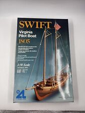 Used, *READ* 1982 Artesania Latina Swift Virginia Pilot Boat 1805 Wood & Brass 1:50  for sale  Shipping to South Africa