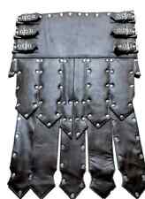Men Genuine Leather Roman Gladiator Kilt/Studded Kilt With Buckle Strap For LARP for sale  Shipping to South Africa