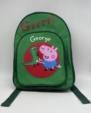Mochila escolar Peppa Pig George & Dinosaur bolso frontal comprar usado  Enviando para Brazil