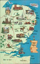 East anglia map for sale  MANCHESTER