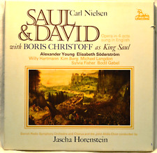 Saul & David Carl Nielsen Boris Christoff 3-LP Box Set NM Horenstein DanishRadio for sale  Shipping to South Africa