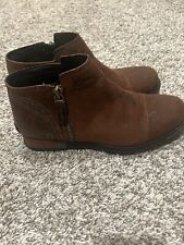 Women’s Sorel Suede And Leather Ankle Booties Size 8 for sale  Shipping to South Africa