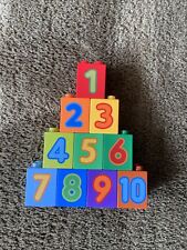 Duplo number blocks for sale  STONE