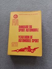 1973 fia yearbook for sale  SOUTHPORT