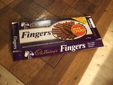 Vintage cadburys fingers for sale  Shipping to Ireland