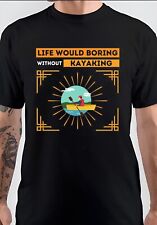 Camiseta unissex Life Would Boring Without Kayaking nova com etiquetas  comprar usado  Enviando para Brazil