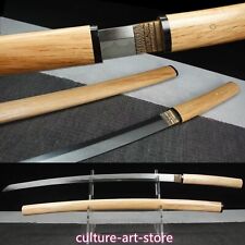 High Quality Clay Tempered T10 Steel Shirasaya Japanese Samurai Katana Sharp for sale  Shipping to South Africa