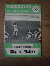 1957 hibernian wolves for sale  EDINBURGH