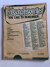 Folksong favourites like for sale  COLCHESTER