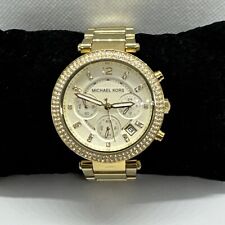 Relógio feminino Michael Kors Parker MK5354 ouro aço inoxidável mostrador analógico JNA617, usado comprar usado  Enviando para Brazil