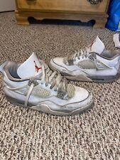 Size 11.5 - Jordan 4 Retro Mid White Oreo used beaters  for sale  Shipping to South Africa