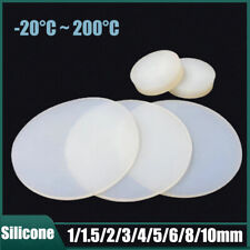 Silikon Scheiben Rund Platte 1/1,5/2/3/4/5/6/8/10mm Scheiben Φ5mm~Φ150mm Dia comprar usado  Enviando para Brazil