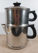 Vtg LIFETIME 10 Cup Drip-O-Lator Stainless Steel Coffee Pot Maker Camping/Stove for sale  Shipping to South Africa