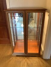 Used, Caxton Furniture Glass China Display Cabinet with Lighting Mint Condition for sale  SWANSEA