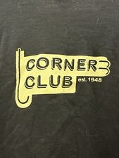 Camiseta Corner Club Bar Moscow Idaho Preta Masculina Tamanho Grande, usado comprar usado  Enviando para Brazil