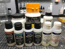 Collection acrylic mediums for sale  GRAYS