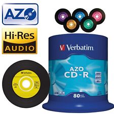 CD-R VERBATIM VINYL AZO 52x vinile DIGITAL AUDIO CD VUOTI VERGINI 100% ORIGINALI comprar usado  Enviando para Brazil