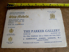1950 parker gallery for sale  HELSTON