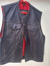 City leather waistcoat for sale  ORMSKIRK